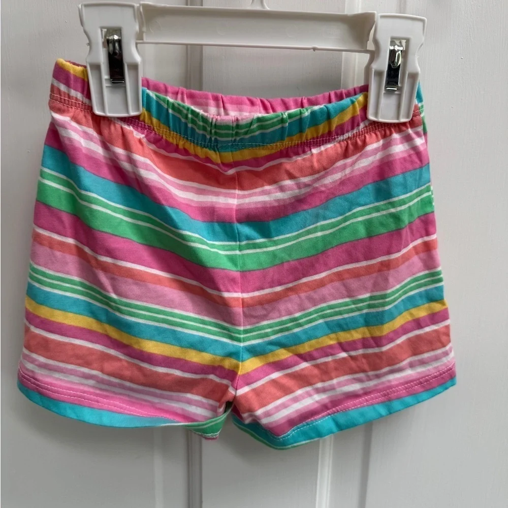 NWOT The Children’s Place 2T Girls Rainbow Soft Shorts
